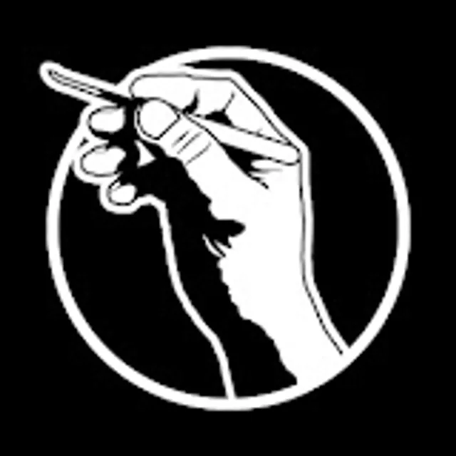 Логото на locksport: ръка с шперц в кръг